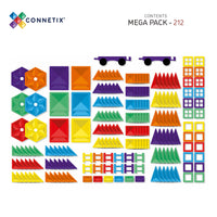 Mega Pack Rainbow 212 delig | Connetix Tiles