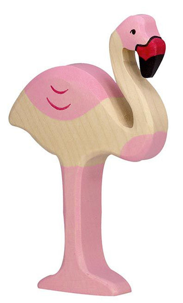 Houten flamingo holztiger