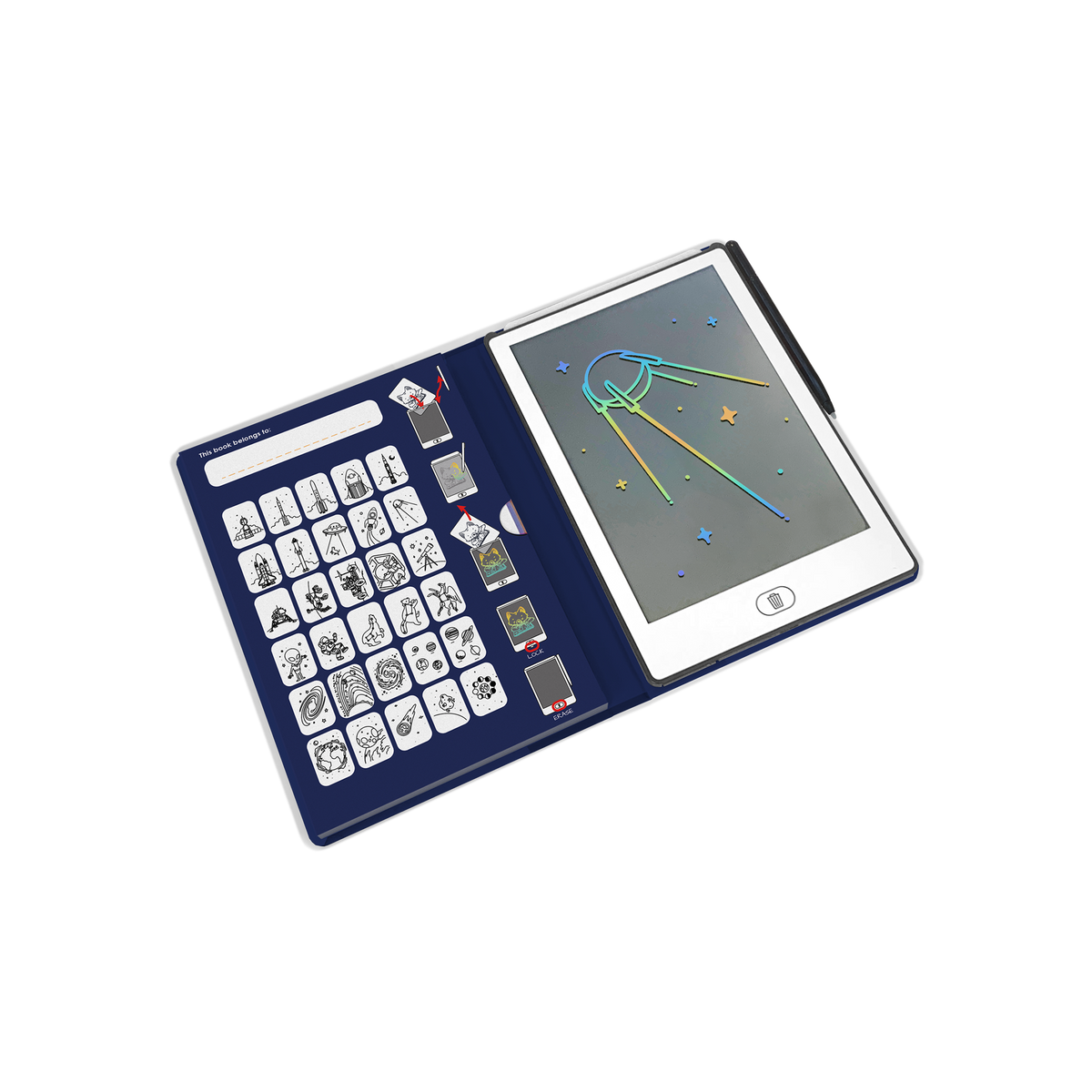 KIDYDRAW-MINI Tekentablet Reizen en vervoer - Gewoon Leuk Speelgoed KIDYDRAW-MINI Tekentablet Reizen en vervoer - Gewoon Leuk Speelgoed