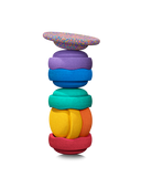 stapelstein regenboog met balansbord