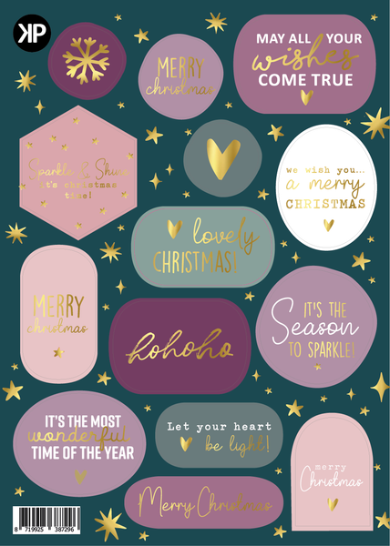 cadeau stickers kerst