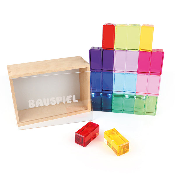 Lucent Cubes XL 24 stuks | Bauspiel