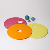 Rolling Discs Warm Pastel Grimms x Stapelstein® | Grimms