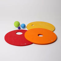 Rolling Discs Warm Classic Grimms x Stapelstein® | Grimms