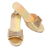 Slipper Hoge Hak Emmeline Goud Metallic | Souza