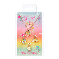 Ketting Unicorn + 3 Bedeltjes | Souza