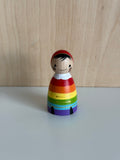 Roetveeg Piet Regenboog Handgeschilderd LIMITED EDITION GELIMITEERDE OPLAGE