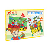 2 Puzzels Pippi Langkous 12 en 24 stukjes | Barbo Toys
