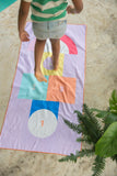 Speelhanddoek Hinkelbaan 140 x 70 | Quut