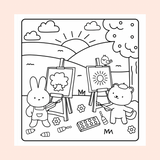 Sunny Vibes Rest and Relax | Cozy Colouring