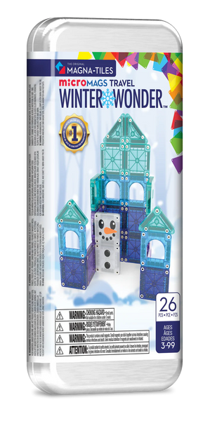 Winter Wonder Micro Mags Travel Set 26 stuks Limited Edition | Magna Tiles