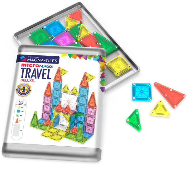 Micro Mags Travel Set 55 stuks | Magna Tiles