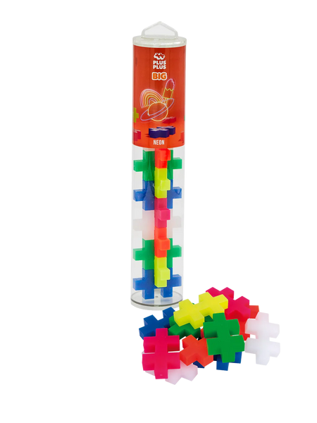 BIG Neon Kleuren Mix 15 stuks | Plus Plus