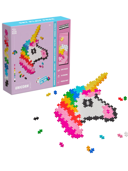 Puzzel Op Nummer Eenhoorn | Plus Plus