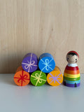 Roetveeg Piet Regenboog Handgeschilderd LIMITED EDITION GELIMITEERDE OPLAGE