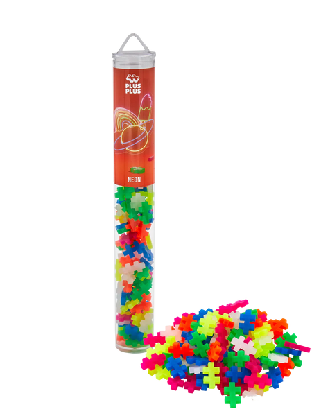 Neon Kleuren Tube 100 Stuks | Plus Plus