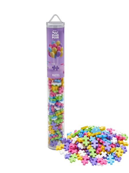 Pastel Kleuren Tube 100 Stuks | Plus Plus