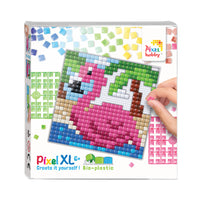 Pixel XL Set Flamingo met Flexibele Basisplaat | Pixel Hobby