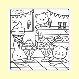 Sunny Vibes Sweet Life | Cozy Colouring