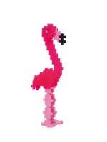 Flamingo Tube 100 Stuks | Plus Plus