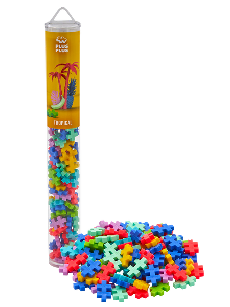 Tropische Kleuren Tube 100 Stuks | Plus Plus