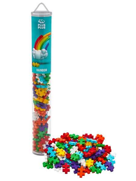 Regenboog Kleuren Tube 100 Stuks | Plus Plus