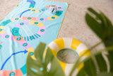 Speelhanddoek Slangen Ladder 180 x 100 | Quut