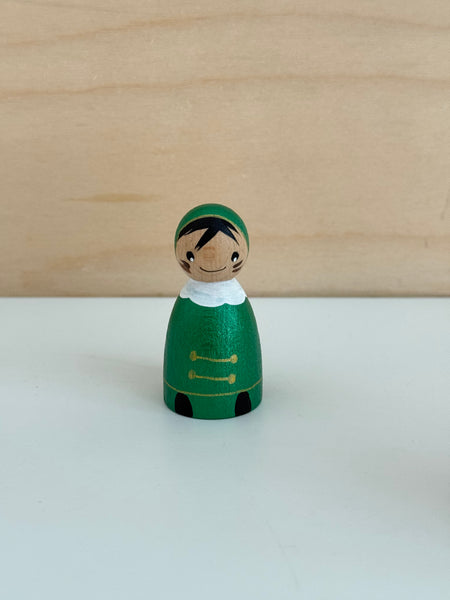 Roetveeg Piet Metallic Groen Handgeschilderd Limited Edition