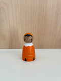Roetveeg Piet Oranje met Huidskleur Handgeschilderd