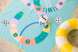 Speelhanddoek Slangen Ladder 180 x 100 | Quut