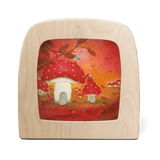 Baukje Exler | Het rode huisje herfst | Silhouet | Toverlux