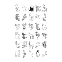 Kidydraw Mini Tekentablet Wereld Dieren | Kidywolf