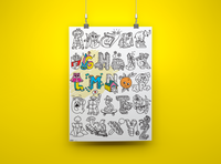 ABC Reuze Poster | OMY