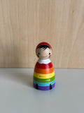 Roetveeg Piet Regenboog Handgeschilderd LIMITED EDITION GELIMITEERDE OPLAGE