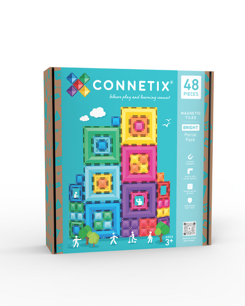 Bright Portal - 48 delig | Connetix Tiles