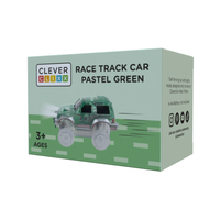 Racebaan Auto Pastel Groen | Cleverclixx