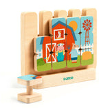 Magnetic case Tangram | Djeco