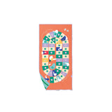 Speelhanddoek Ganzenbord 140 x 70 | Quut