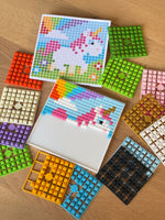 Pixel XL Set Eenhoorn baby met Flexibele Basisplaat | Pixel Hobby