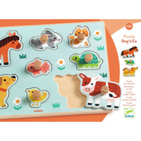 Houten Puzzel Boerderij Dieren | Djeco