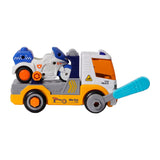 Demonteerbare Takelwagen met Politiemotor