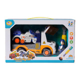 Demonteerbare Takelwagen met Politiemotor