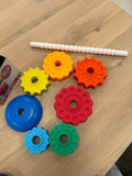 Spin Again Gear Tower | Fat Brain Toys