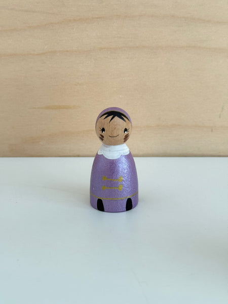 Roetveeg Piet Metallic Paars Handgeschilderd Limited Edition
