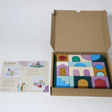 Colored Building Blocks 30 Pieces | Grimms