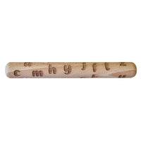 houten roller alfabet