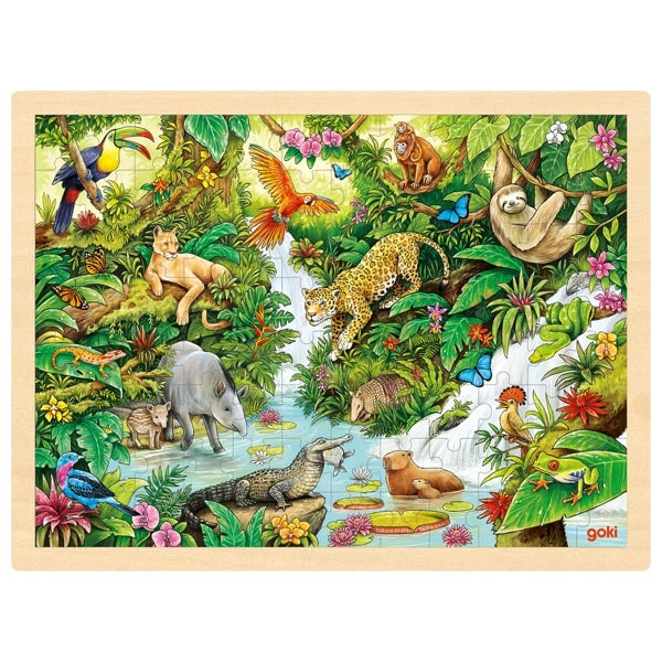 Houten Puzzel in de jungle | Goki