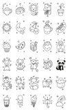 Kidydraw Mini Tekentablet Kawai | Kidywolf
