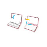 Kidydraw Pro Tweezijdig Tekenbord Roze | Kidywolf