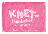 kneedgum roze met glitter